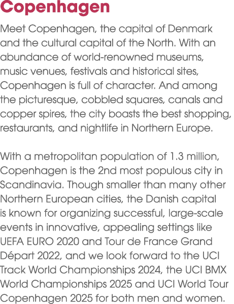 Copenhagen Meet Copenhagen, the capital of Denmark and the cultural capital of the North. With an abundance of world ...