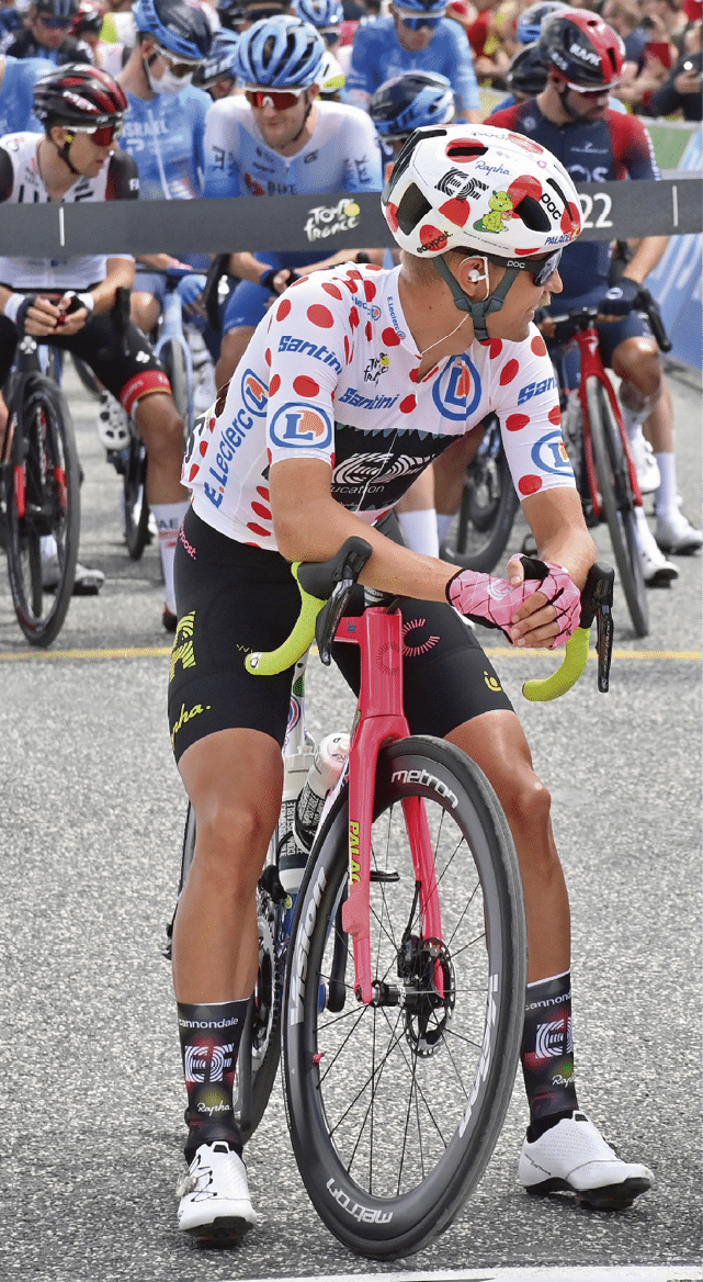 20220703 - Tour de France, Grand Depart Copenhagen 2022. Etape 3 - Vejle-S nderborg. Magnus Cort. Tadej Pogacar.  Photo: Magnus Andersen / Grand Depart Copenhagen 2022